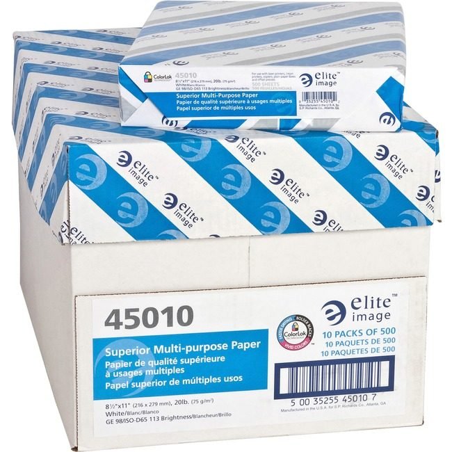 Elite Image Paper Multiprpse 20# 8.5X11 ELI45010PL
