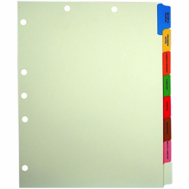 Tabbies Index Medical Chart Set TAB54505