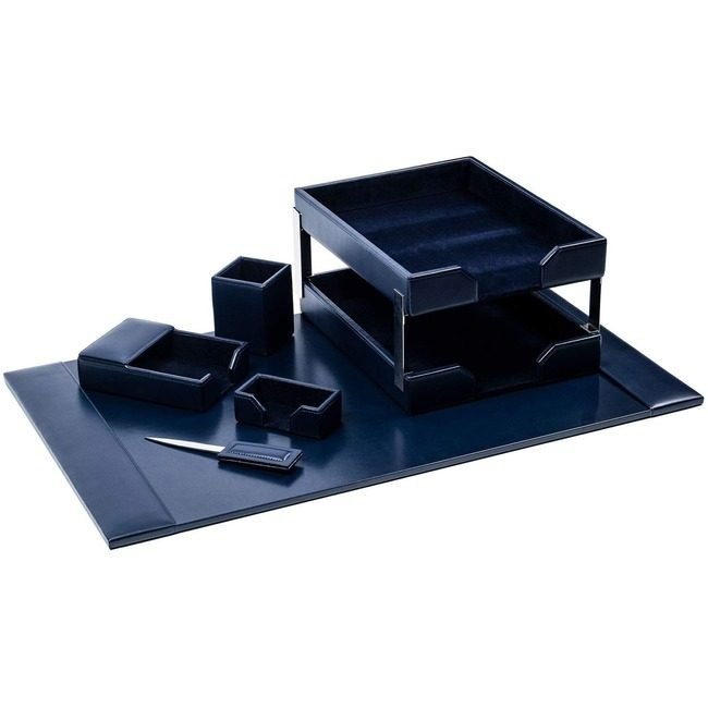 Dacasso Dsk St Bnd Lthr Be 8PC DACD5003