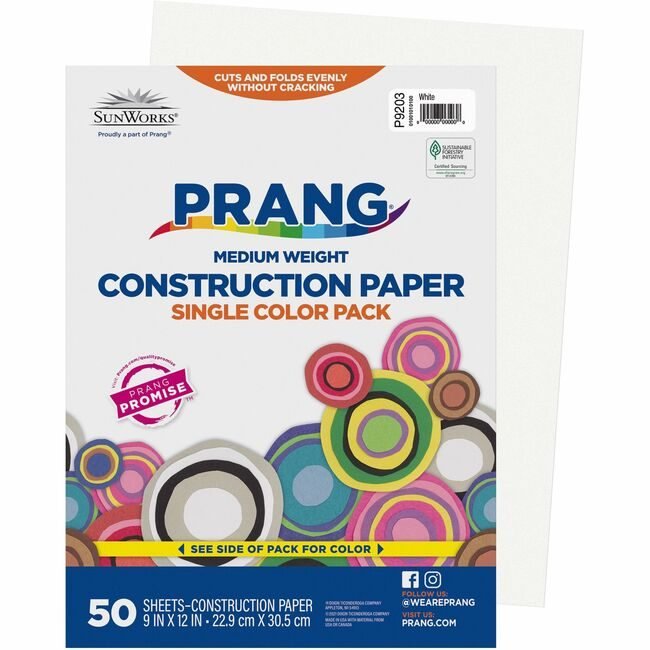 Pacon Corporation Paper Constrc 9X12 We 50SH PAC9203