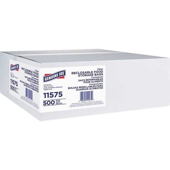 Genuine Joe Bag Sandwich Reclosable GJO11575CT