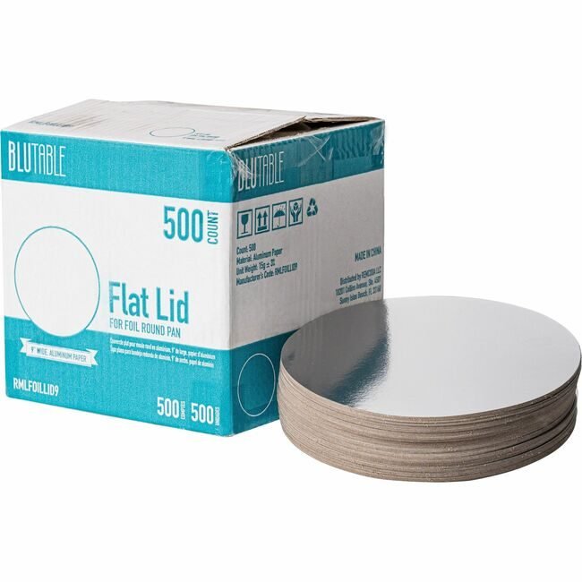 Remcoda LLC BluTable Lid Round 9INCH Board Foil RMLFOILLID9