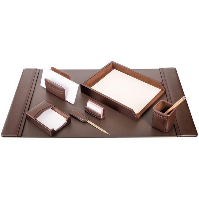 Dacasso Dsk St Lthr Bn 7PC DACD3404