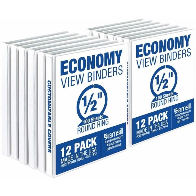 Samsill Binder View Value 1/2" Pack SAMI08517C
