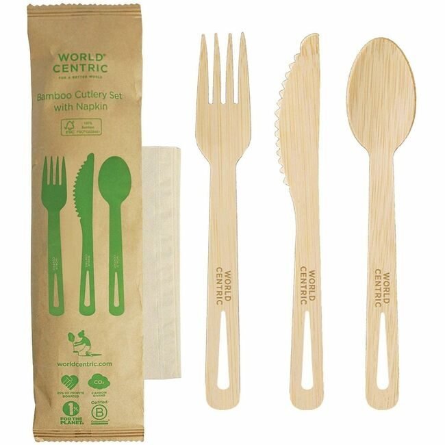 World Centric Ctrly W/Nap Natural 6.7" 250 Count WORASBBTN
