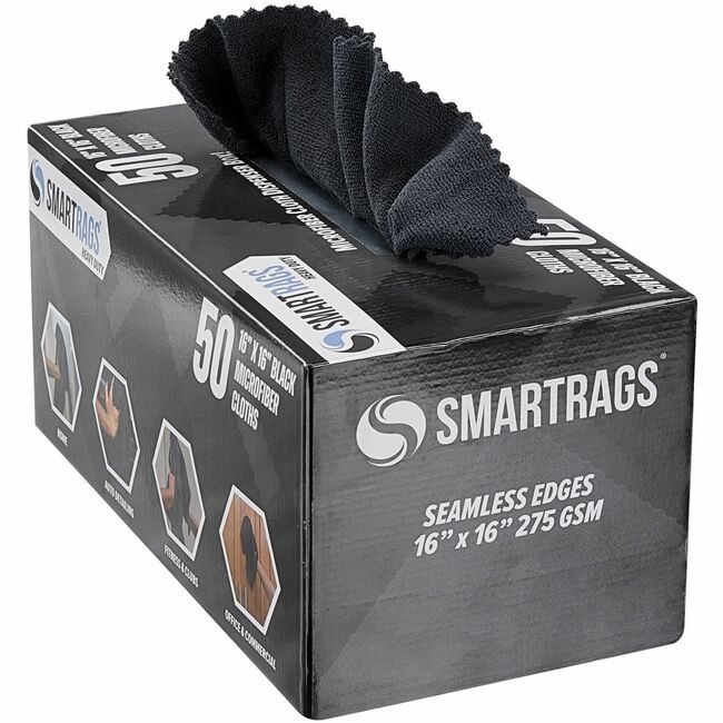 Hospeco Brands Group Monarch Cloth Mcrofbr Hd 16X16 Black MONM930BK