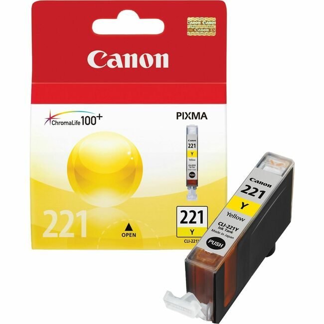Canon U.S.A. Crtdg Dye Yellow CNMCLI-221Y