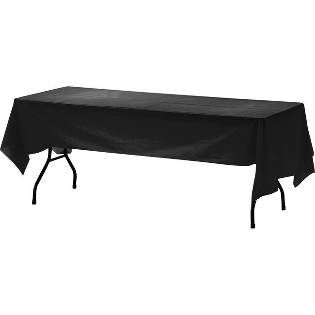 Genuine Joe Tablecover Plastc 54X108 Bl GJO00068