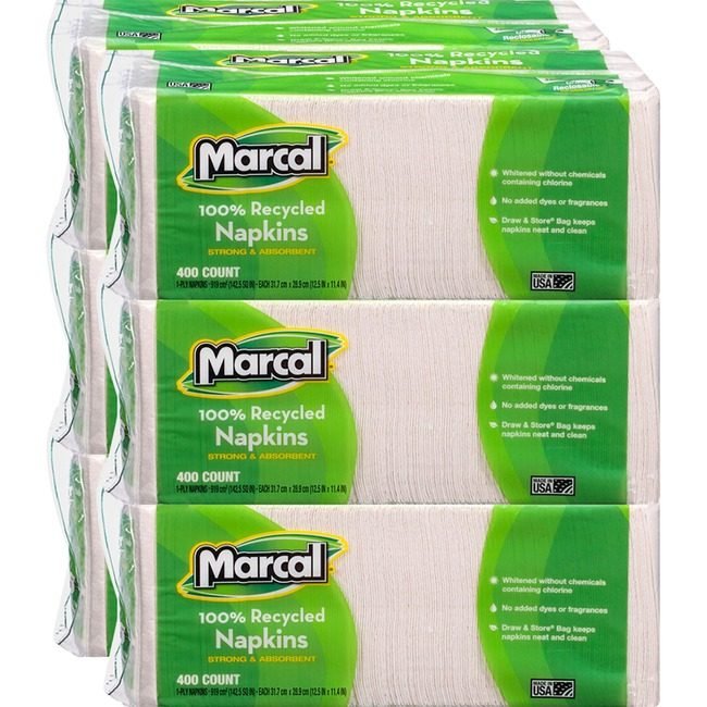 Marcal Pro Marcal Manufacturing, LLC Pro Napkins Luncheon 1-PLY We MRC6506CT