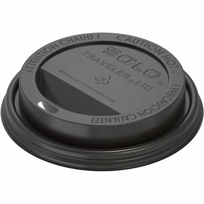 Dart Container Corporation Solo Lid Dome Hot Cup Black SCCTLB316-0004