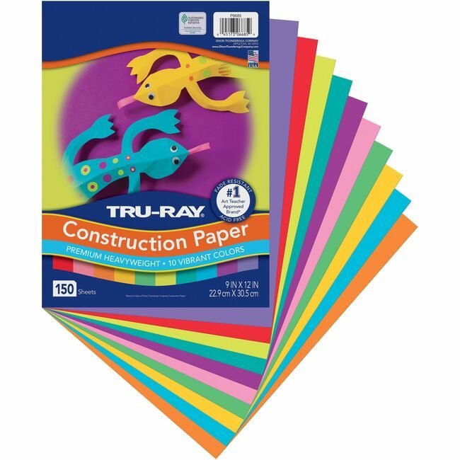 Pacon Corporation Paper Const Truray 9"X12" PACP6685