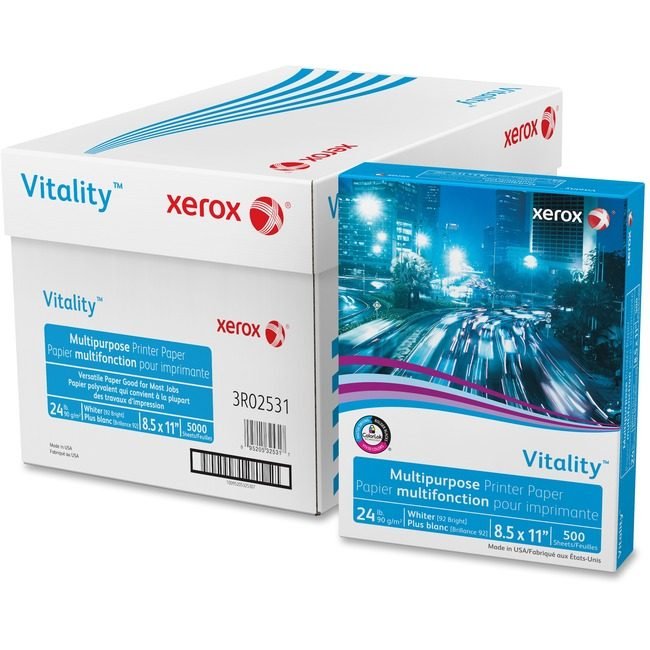 Xerox Corporation Paper Copy Vitality 8.5X11 XER3R02531
