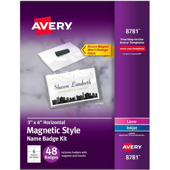Avery Products Corporation Namebadge Magnet Holder AVE08781
