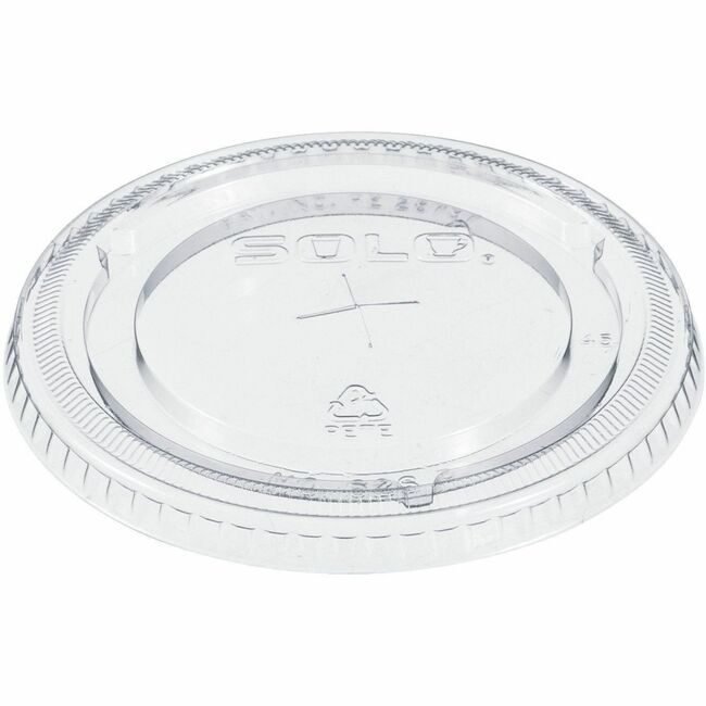 Dart Container Corporation Solo Lid Slotted Straw Clear SCC626TS