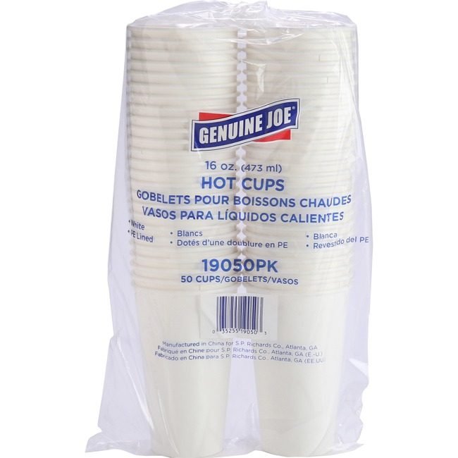 Genuine Joe Cup Single Hot 16OZ GJO19050CT