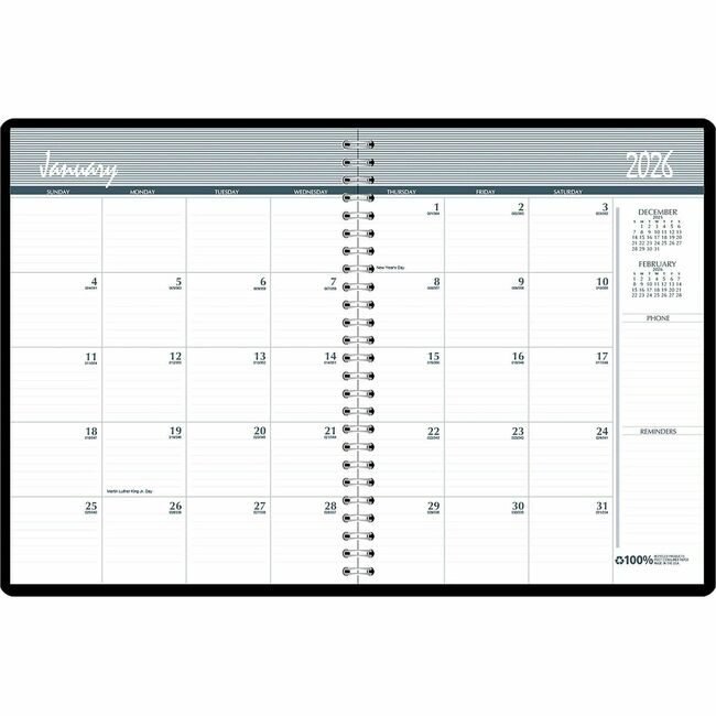 House of Doolittle Planner Mth 2YR 7X9 HOD268002