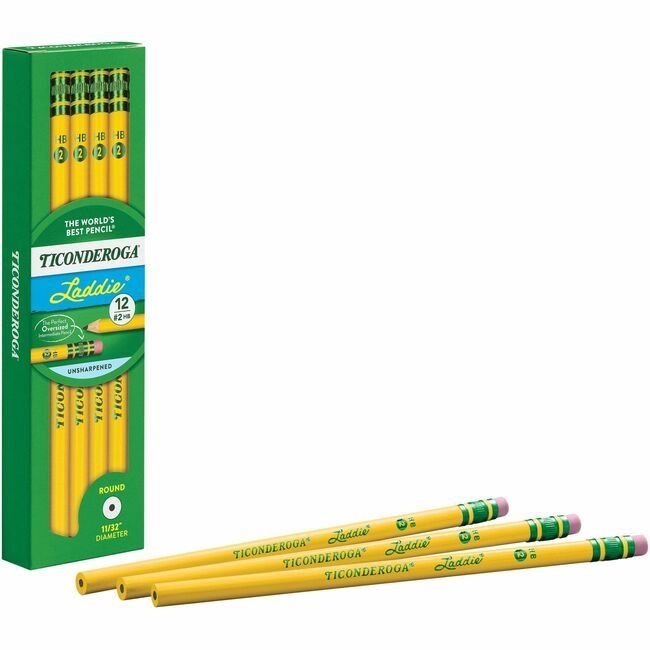 Dixon Ticonderoga Company / Pencil Laddie #2 W/Eraser DIX13304