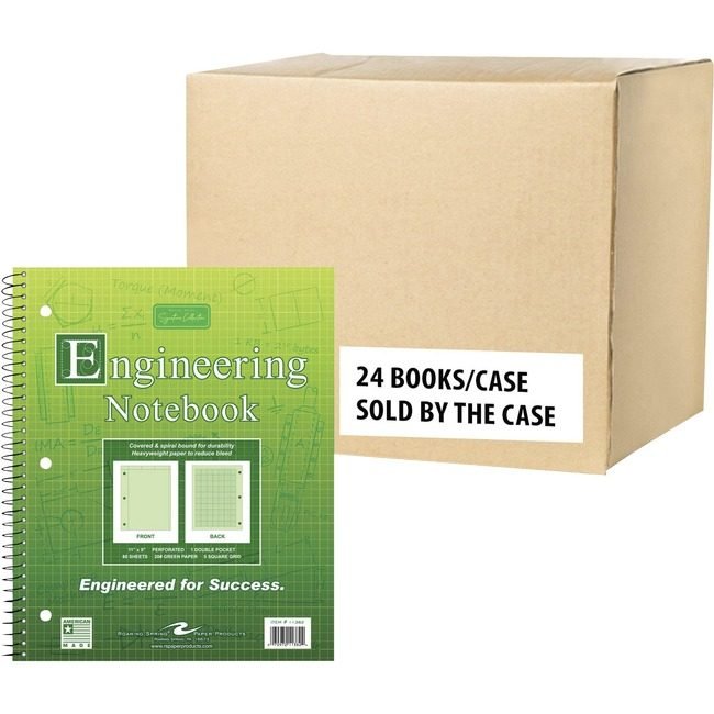 Roaring Spring Paper Products Engineering Wb 80SHT Green ROA11382CS