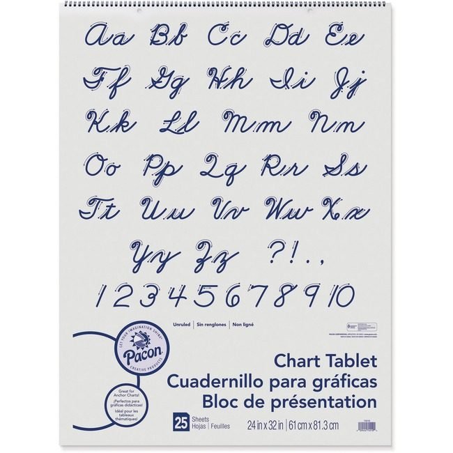 Pacon Corporation Tablet Chart Unrld 24X32 We PAC74510