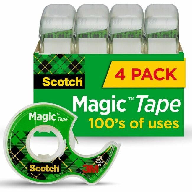 3M Company Tape Dispenser 3/4X300" 4 Pack MMM4105