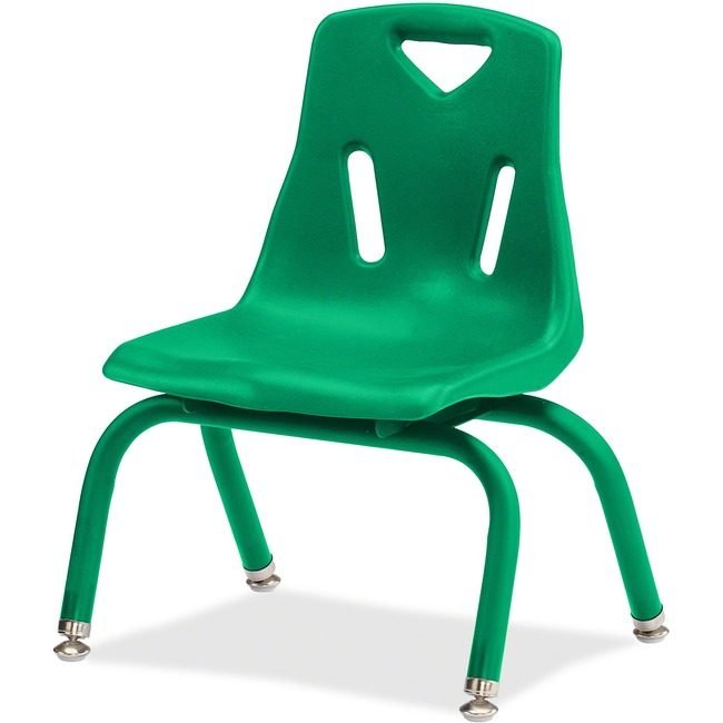 Jonti-Craft, Inc. Chair Stack Powder 10" Green JNT8120JC1119