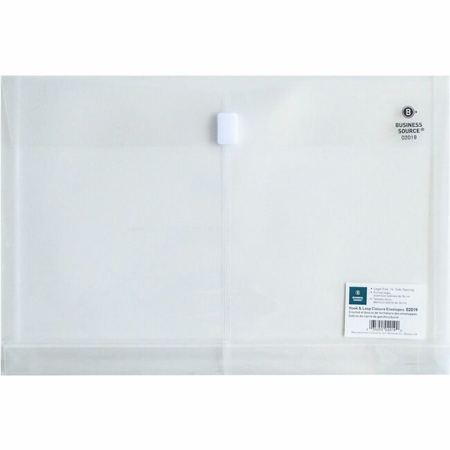 Business Source Envelope Poly Side Legal Clear BSN02019