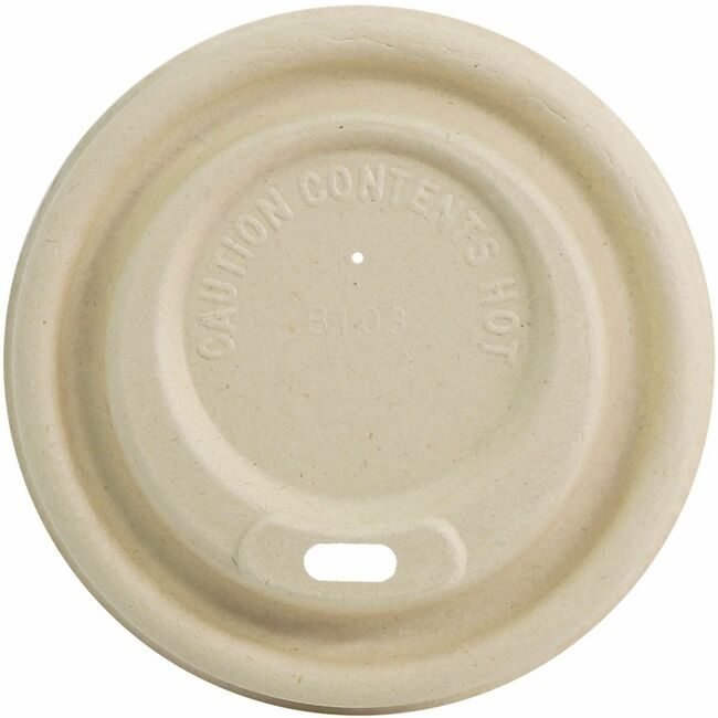 World Centric Lid Hot 10-20OZ 1000 WORCULFB12GNLF