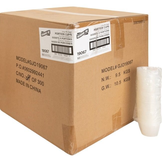 Genuine Joe Cup Portion 4 OZ Clear GJO19067