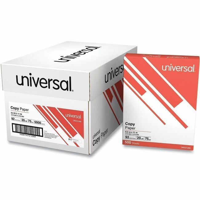 Universal Office Products Paper 20# Letter 92 BRT UNV21200