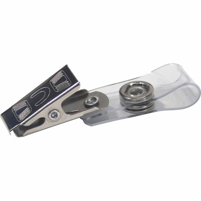Advantus Corporation Clip Badge Strap Clear AVT75410