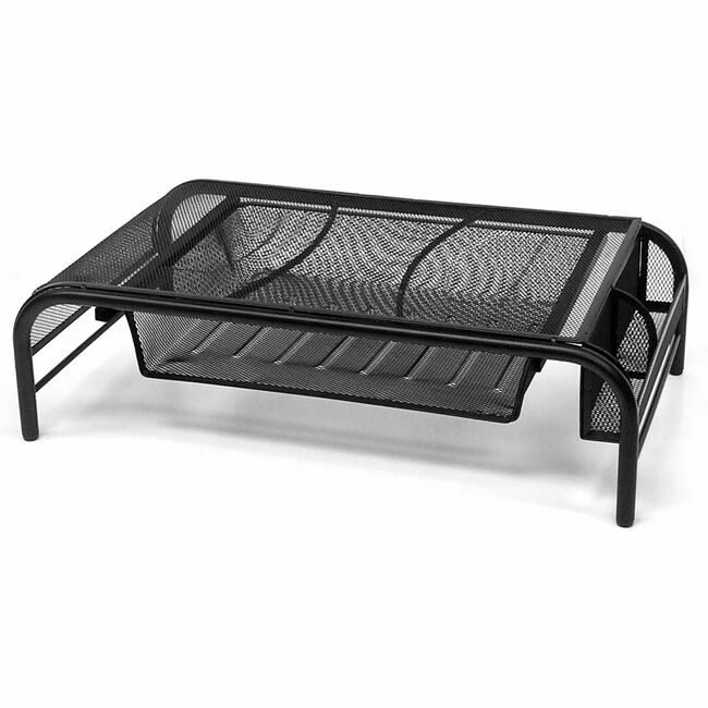 Mind Reader Products Stand Monitr Drw Mtl Msh Black EMSMESHMONSTA
