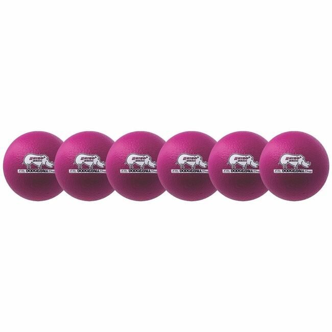 Champion Sports Dodgeball Foam Purple CSIRXD6NVSET