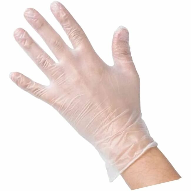 Genuine Joe Gloves Vinyl 3MIL Clear Small GJO15432CT