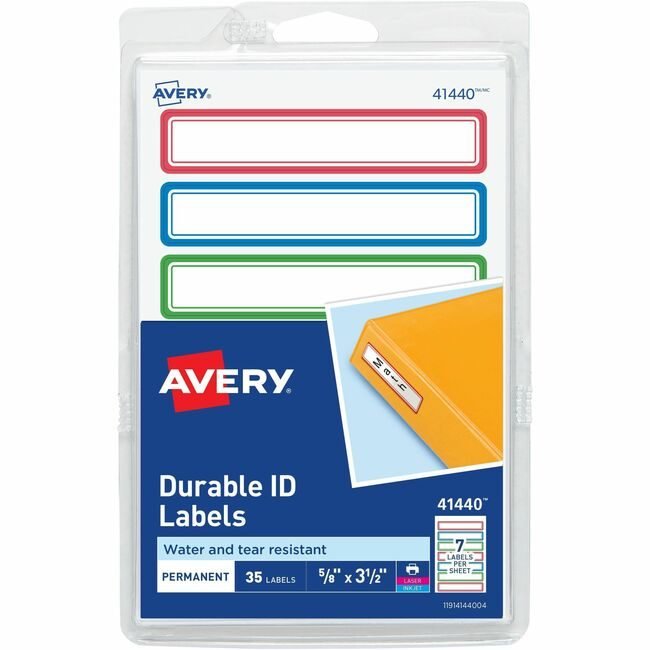 Avery Products Corporation Label Durable Ad 7UP AVE41440