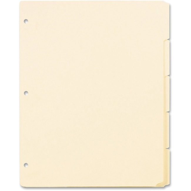 TOPS Products / ACCO legacy Oxford Divider Index Writeon 5TAB OXF13V