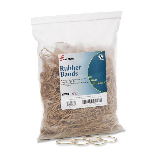 SKU-LEVEL VERIFICATION REQUIRED Rubberbands 1LB SIZE #16 NSN5783517
