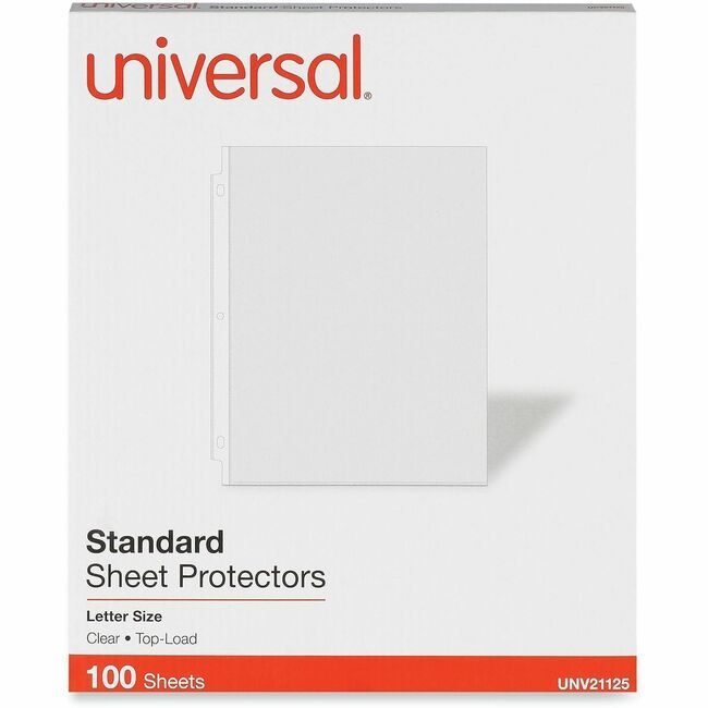 Universal Office Products Protector Sht Letter Tpld Cr UNV21125