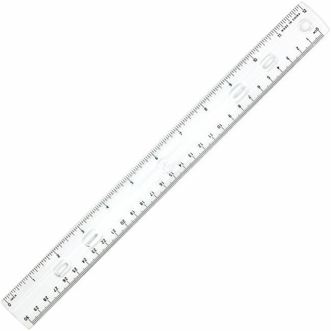 Sparco Ruler Plastic Standard 12" SPR01488