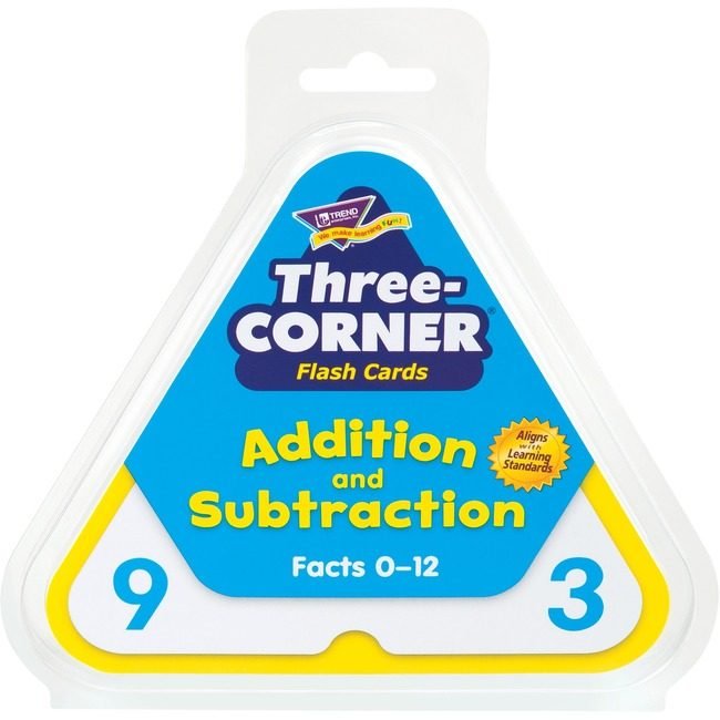 TREND Enterprises Cards Flash 3CORNR Add/Sub TEPT1670