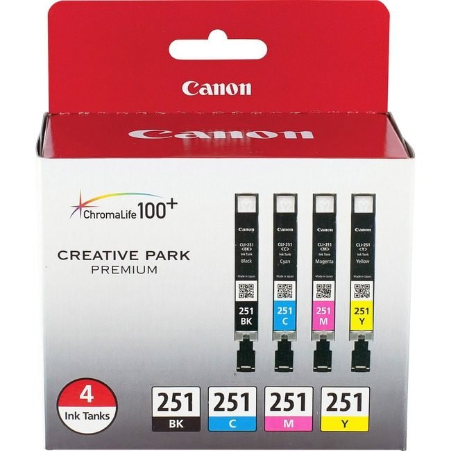 Canon U.S.A. Crtdgs Ink Black C M & Y CNMCLI251-BCMY
