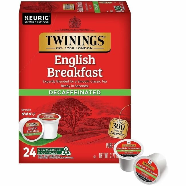 Twinings North America Kcup Tea Dcaf Englsh Brkfst TWG08757