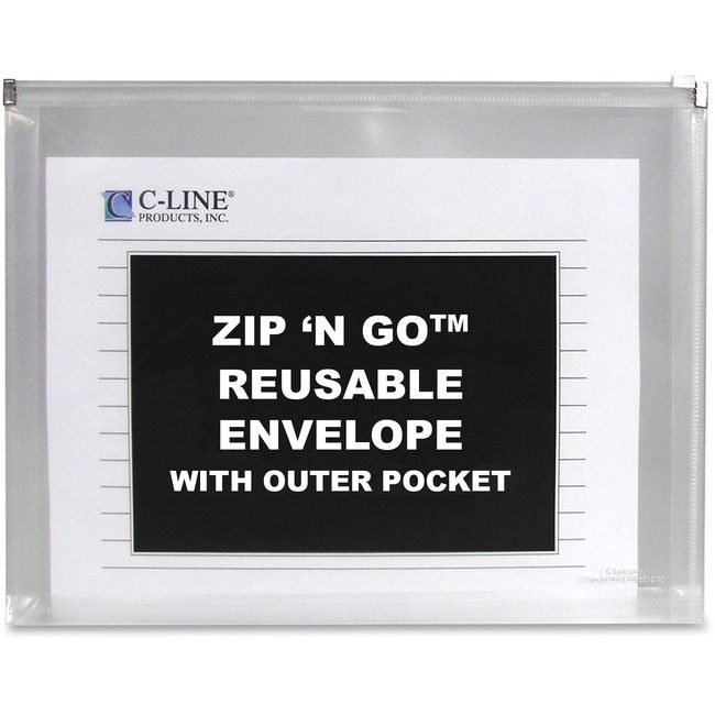C-Line Products Portfolio Pckt Letter 3 Clear CLI48117