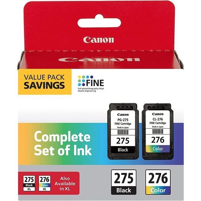 Canon U.S.A. Crtdg PG275 CL276 Value Pk CNMPG275CL276VP