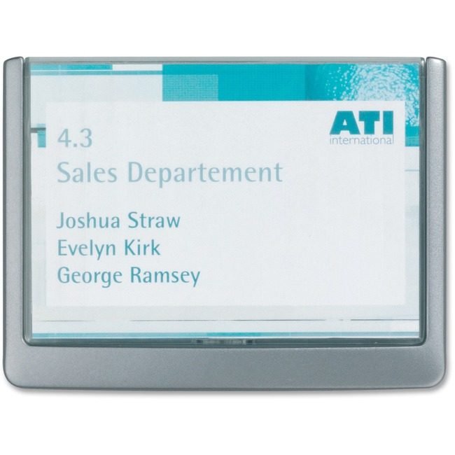 DURABLE Sign Clk Wllmnt 4.12X5.7 Gr DBL486137