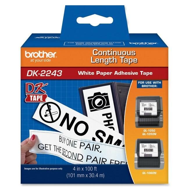 Brother International Labels QL1050 100X4" Roll BRTDK2243
