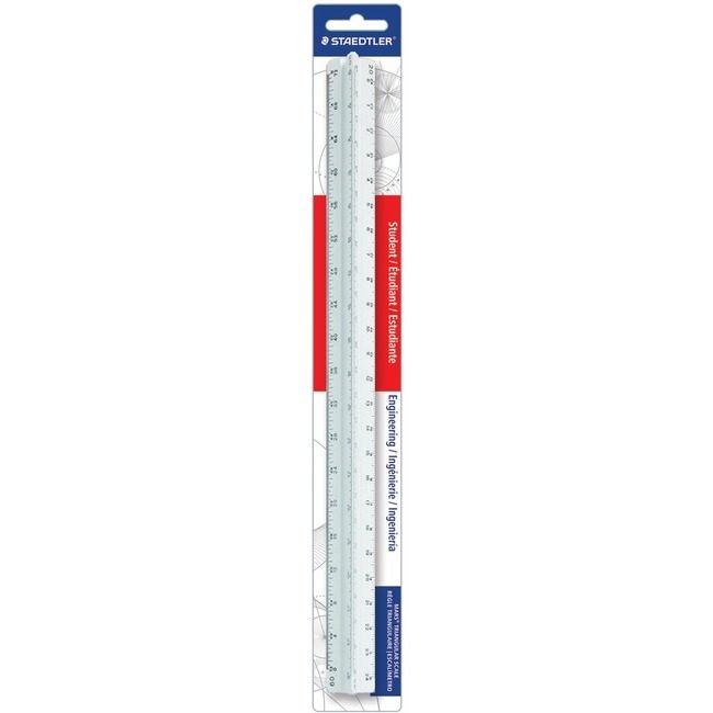 Staedtler Scale Trianglr Engnrng 12" STD98719-34BK