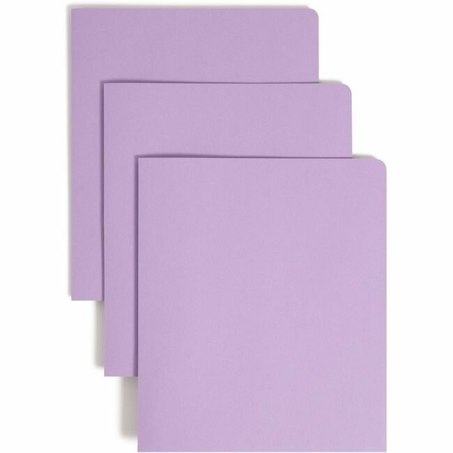 Smead Manufacturing Co. Fldr 2PKT Letter Lavender SMD87865