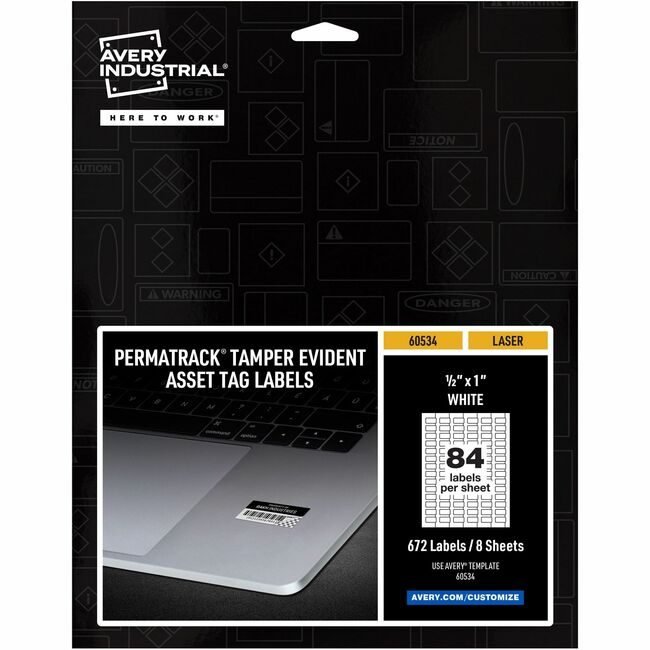 Avery Products Corporation Label Te Assettag 23UP AVE60534