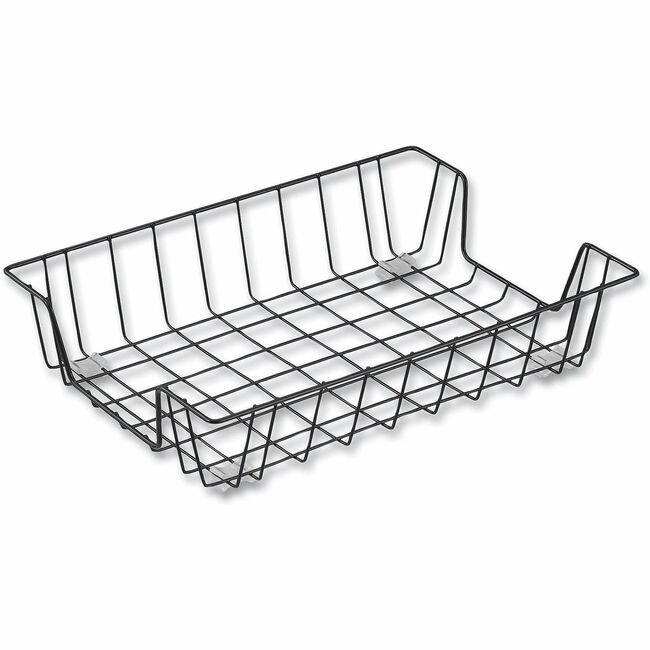 Universal Office Products Tray Dsk Wire Letter Frnt Black UNV20071
