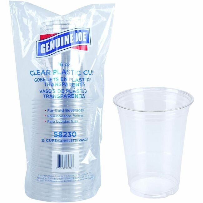 Genuine Joe Cup Cold 16OZ Clear GJO58230